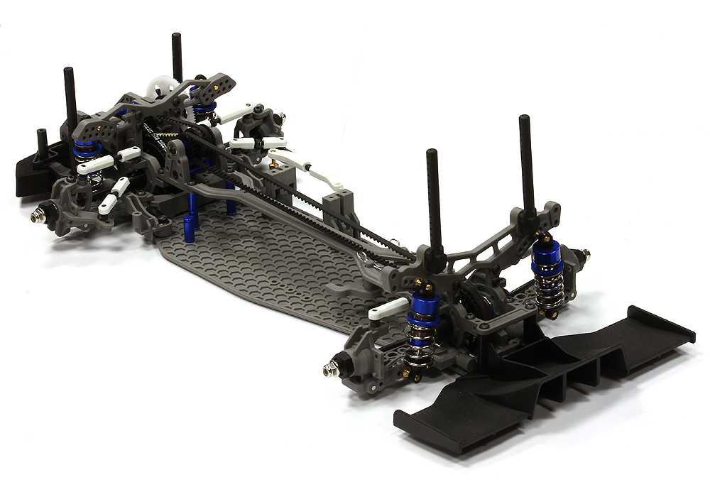 Dual Belt Drive Front Motor Drift Car Kit 1/ 10 Scale by RC