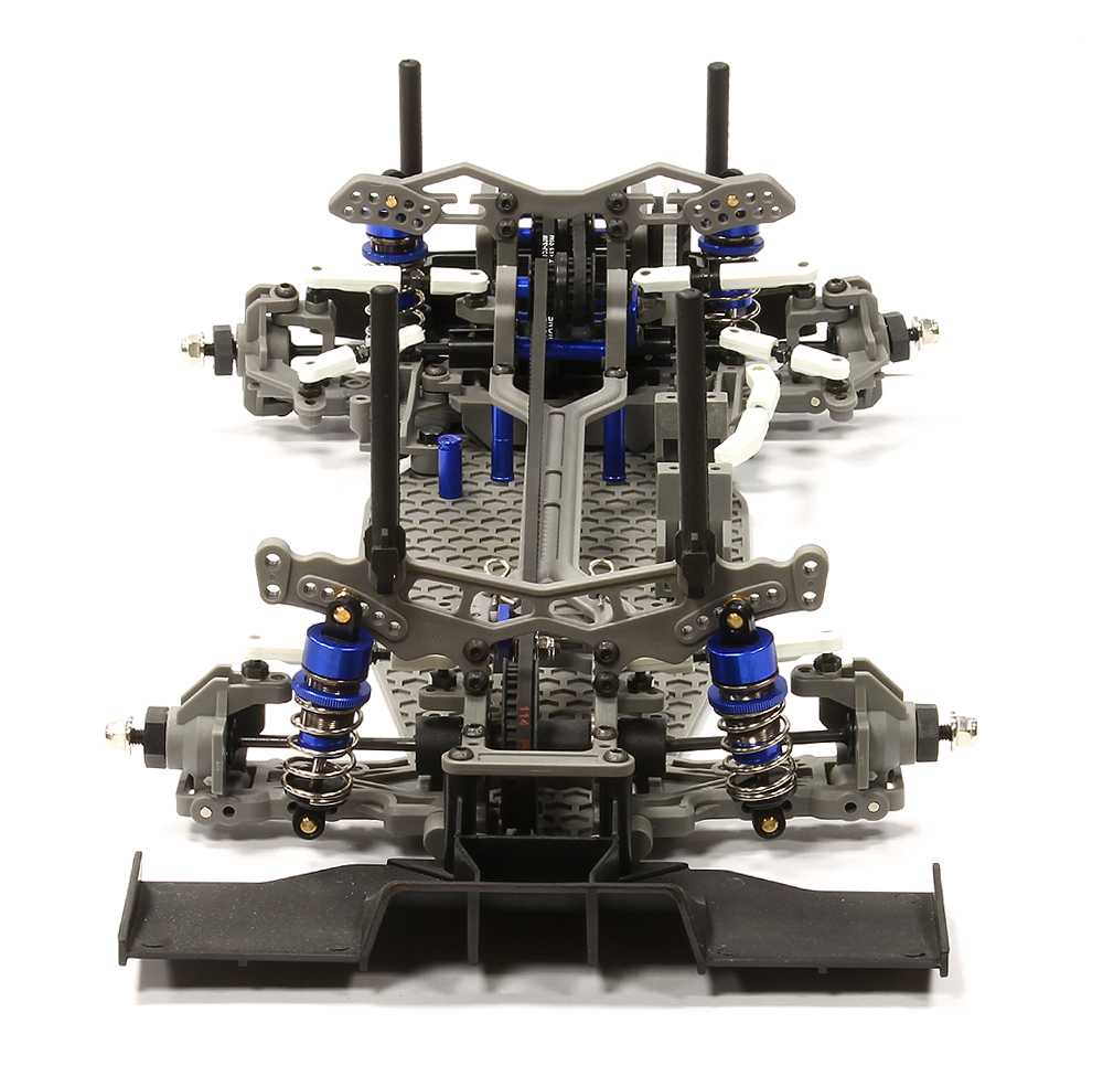 Dual Belt Drive Front Motor Drift Car Kit 1/ 10 Scale by RC Collection for R/C or RC Team Integy