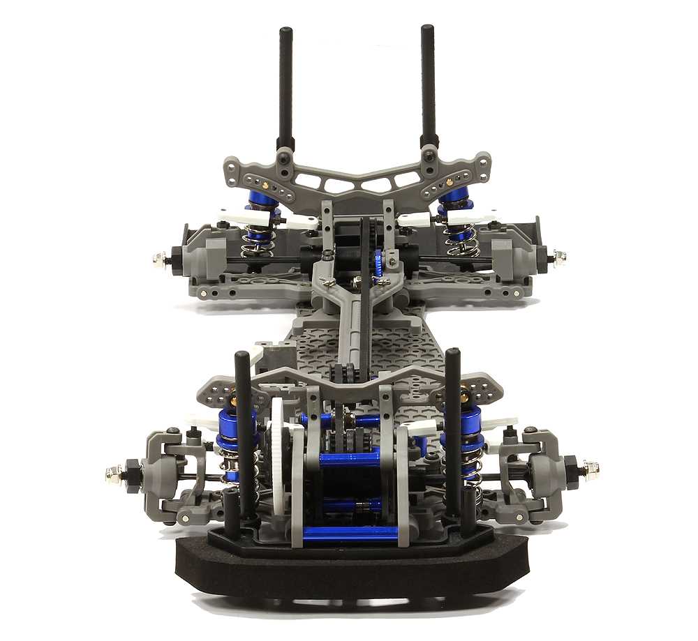 Dual Belt Drive Front Motor Drift Car Kit 1/ 10 Scale by RC Collection for R/C or RC Team Integy