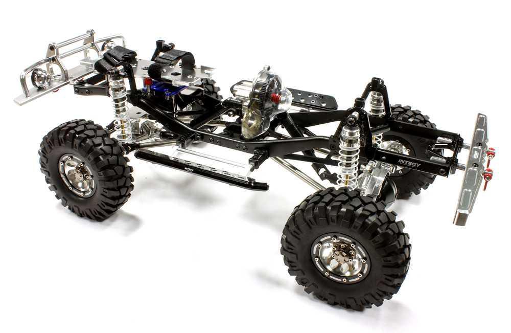 Integy RC Toy Model Hop-ups C24866blackt1 V2 Billet Machined 1/10 Trail Roller 4WD Off-Road Scale Crawler ARTR