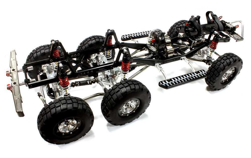 V2 Billet Machined 1/10 Trail Roller 6X6AWS Off-Road Scale Crawler