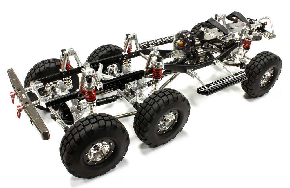 V2 Billet Machined 1/10 Trail Roller 6X6AWS Off-Road Scale Crawler ARTR