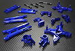 Blue Billet Machined T3 Suspension Upgrade Kit for 1/10 Stampede 4X4 & Slash 4X4