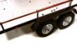 Red V2 Machined Alloy Flatbed Dual Axle Trailer Kit for 1/10 Scale RC Cars