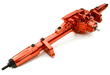 Billet Machined T8 Complete Rear Axle Assembly for 1/10 Wraith 2.2 Rock Racer