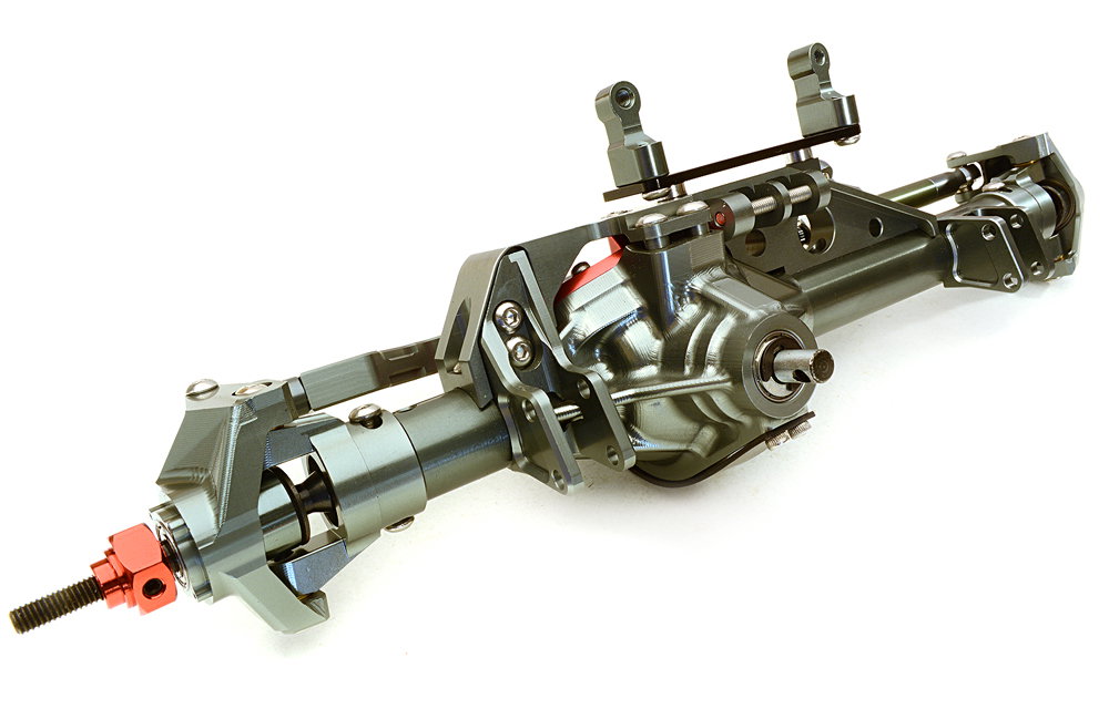 Billet Machined Complete Front Axle Assembly for Axial 1/10 RR10