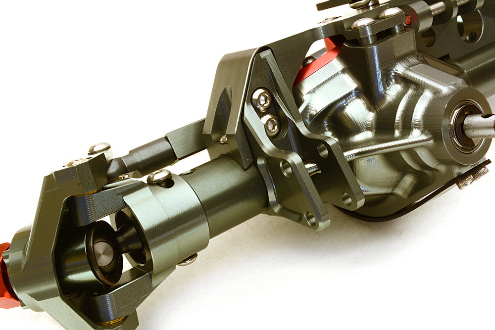 Billet Machined Complete Front Axle Assembly for Axial 1/10 RR10