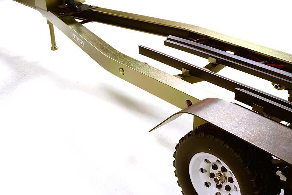 Machined Alloy Dual Axle Boat Trailer Kit for 1/10 Scale RC 670x190x160mm  for R/C or RC - Team Integy