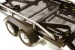 Machined Alloy Flatbed Dual Axle Car Trailer Kit for 1/10 Scale RC 580x320x110mm