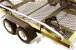 Machined Alloy Flatbed Dual Axle Car Trailer Kit for 1/10 Scale RC 640x370x110mm