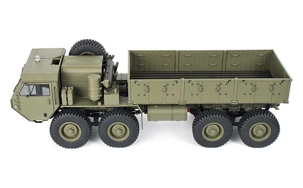 HG-P801 1/12 8X8 Military Truck ARTR w/ 2.4GHz Remote, Sound  Light  Upgrades for R/C or RC Team Integy