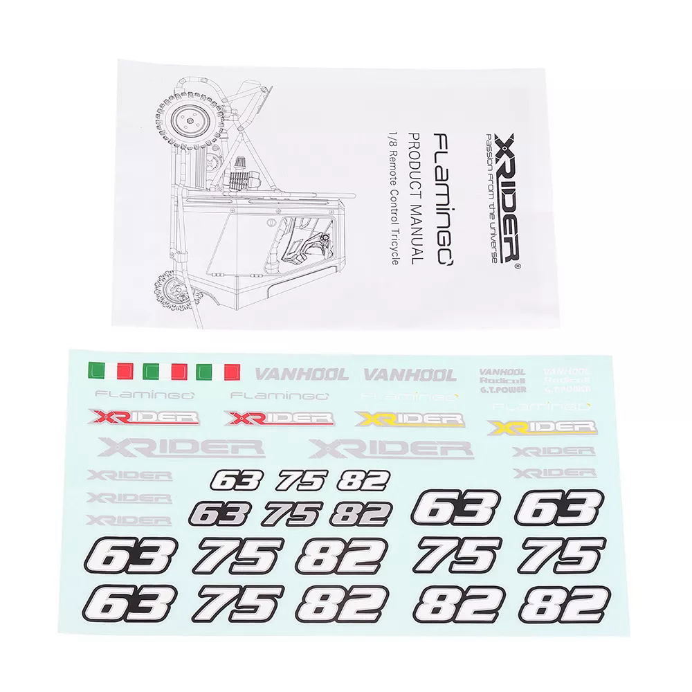 X-Rider 1/8 Flamingo RC Tricycle 2.4Ghz RTR for R/C or RC - Team