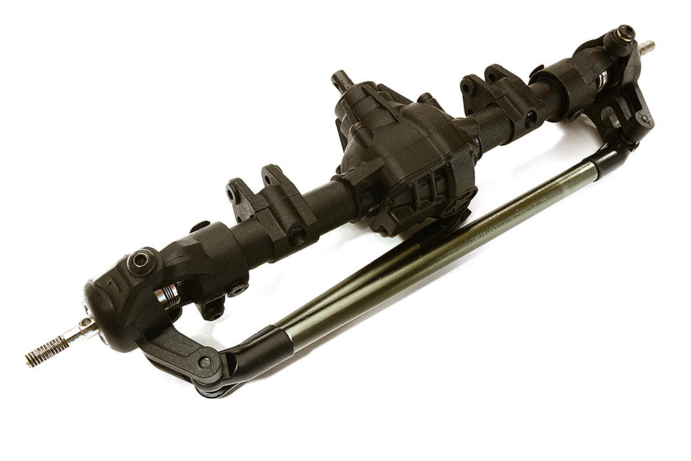 Composite Complete Front Axle Assembly w/ Differential for Axial 1/10