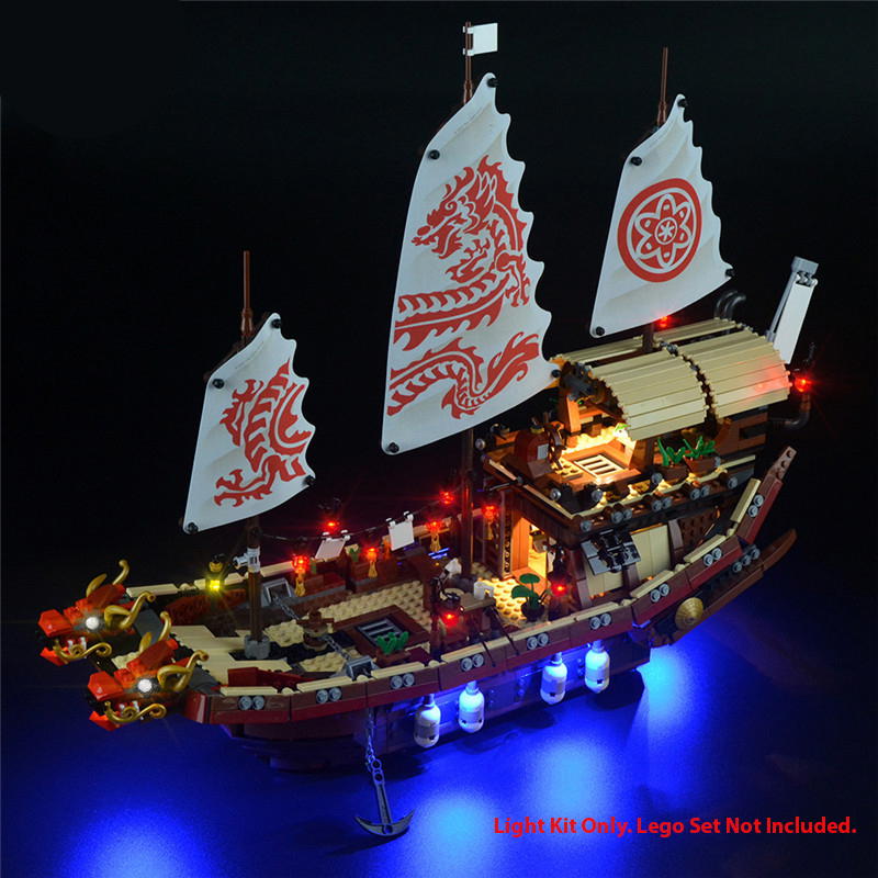 LED Light Kit for Lego 70618 THE LEGO NINJAGO MOVIE Destiny's Bounty for  R/C or RC - Team Integy