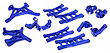 Billet Machined Alloy Suspension Kit for Team Associated DR10 Drag Race Car RTR