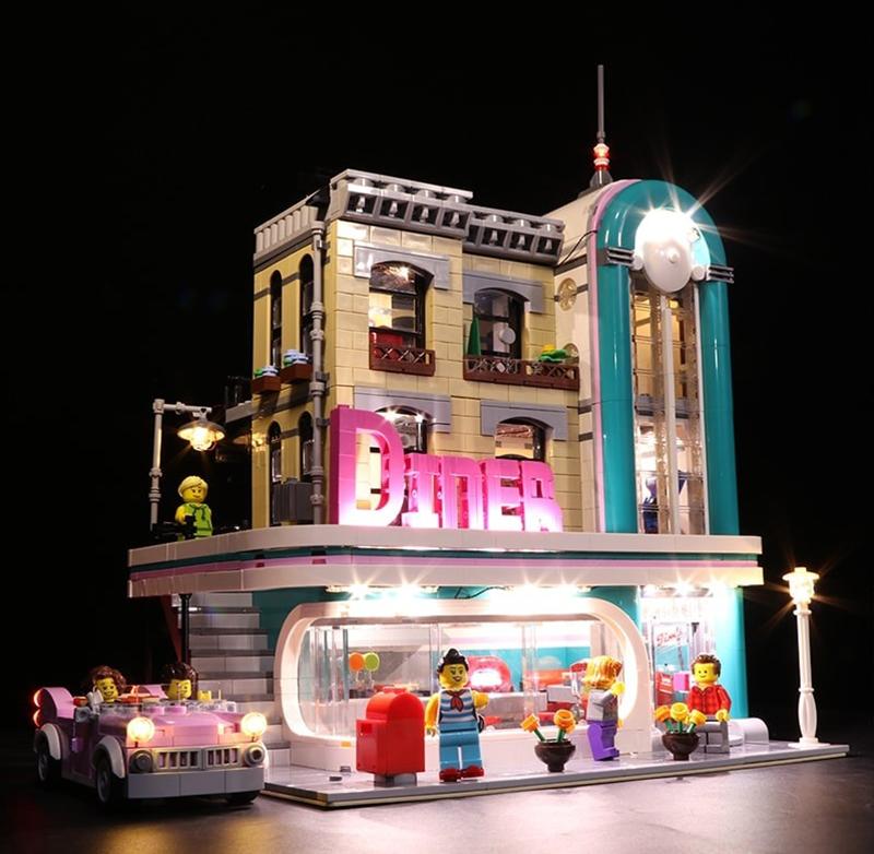 LED Light Kit for Lego 10260 Creator Downtown Diner for R/C or RC - Team  Integy