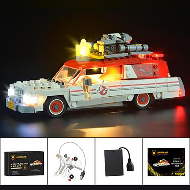 LED Light Kit for Lego 75828 Ghostbusters Ecto-1 & 2 for R/C or RC