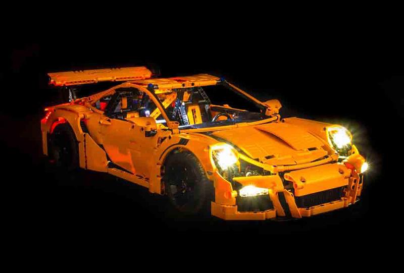 LED Light Kit for Lego 42056 Technic Porsche 911 GT3 RS for R/C or RC -  Team Integy
