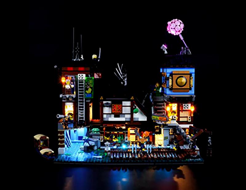 LED Light Kit for Lego 70657 Ninjago City Docks for R/C or RC - Team Integy