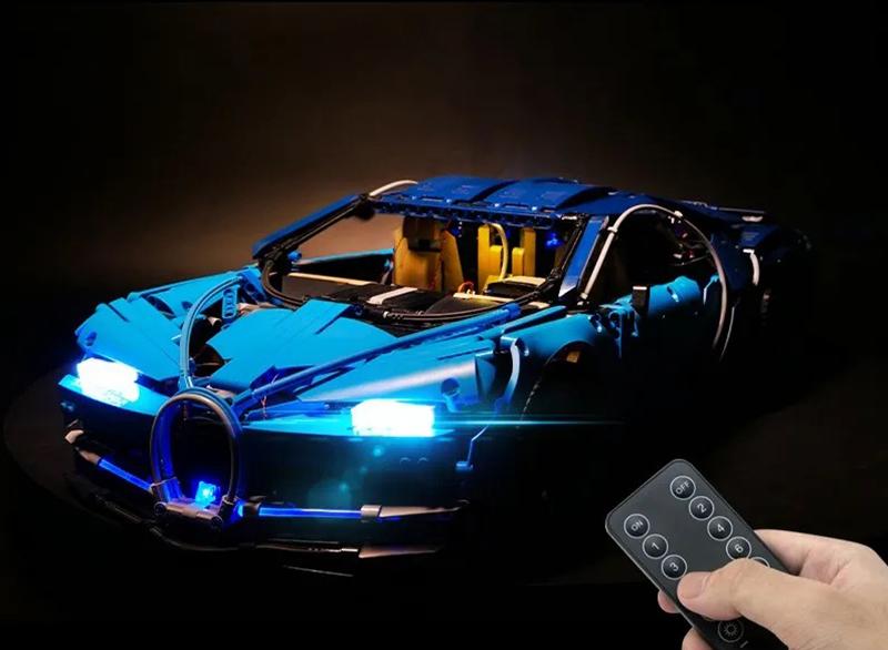 Armstrong kan ikke se styrte LED Light Kit for Lego 42083 Technic Bugatti Chiron for R/C or RC - Team  Integy
