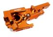 Orange Billet Machined Front Bulkhead Upgrade for Traxxas 1/10 Scale E-Revo 2.0