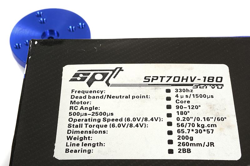 SPT70HV-180 70kg MG 66x30x58mm Large Scale Digital Servo