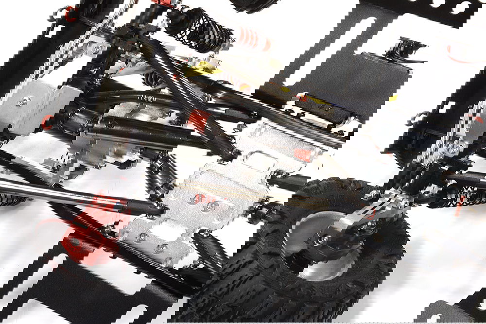 Realistic Silver 1/10 Custom Scale Crawler JW10-S+Cage 2.4