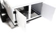 Realistic 1/10 Size Enclosed Trailer 505x245x160mm for Scale Crawler Truck