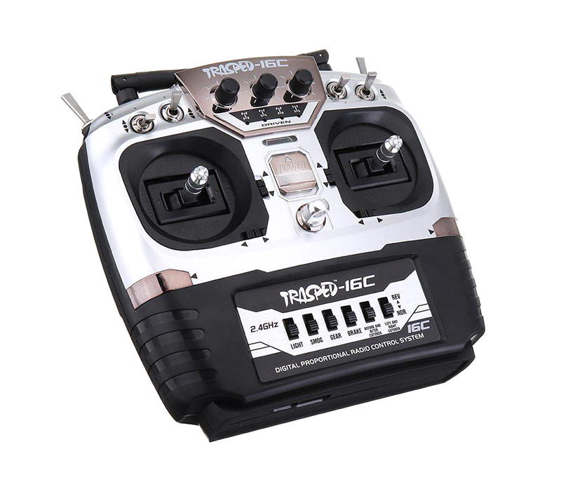 HG Trasped-16C 2.4GHz YK002 Radio Control System. 16 Channel Stick Remote  for R/C or RC - Team Integy