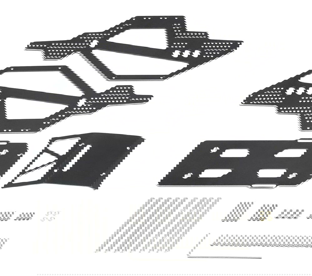 Aluminum Rock Racer Chassis Conversion for Axial 1/24 SCX24 Rock
