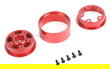 Billet Machined Alloy Wheels (2) for Axial 1/24 SCX24 Rock Crawler