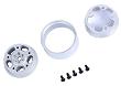 Billet Machined Alloy Wheels (2) for Axial 1/24 SCX24 Rock Crawler