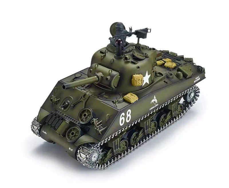 1/16 Scale USA M4A3 Sherman Main Battle Tank, 2.4Ghz R/C Model 