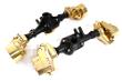 Front & Rear Brass+Alloy Housing Conversion Kit 1000g Total for Traxxas TRX-4