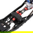 1/10 Scale Off-Road RC Crawler Chassis with 2-Speed Transmission, Tires & Wheels