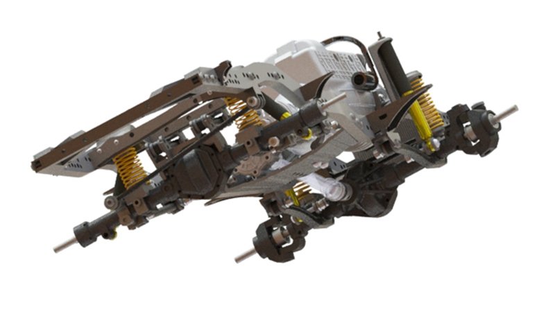 LC80 Type 1/10 Scale RUN80 Off-Road Crawler Chassis Kit by RCRUN 