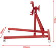 Realistic 1/10 Scale Model Size Auto Garage Manual Engine Stand