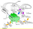 Motor Cooling Fans w/ Realistic V8 Engine Cover for 540 Size Motor (36mm O.D.)