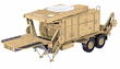 HG-P804 1/12 Military Truck Trailer w/ Radar Installation Kit, 2.4GHz RC