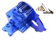 Blue Alloy Gearbox Housing for 1/10 Slash 2WD, Stampede 2WD & Rustler 2WD Models