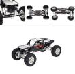 Complete Alloy Conversion Kit w/Roll Cage, Servo, Motor for Axial 1/24 SCX24 C10