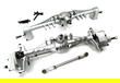 Silver Alloy Machined Front & Rear Axles for 1/10 Capra 1.9 Trail Buggy