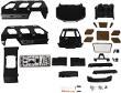 Realistic Plastic Scale Body Kit for 1/10 Size TRX-4 Off-Road Crawler 324mm WB