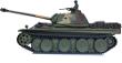 1/16 Scale German Panther Type G RC Battle Tank, 2.4Ghz R/C Model HL3879-1 7.0