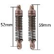 Alloy Machined Front & Rear Shocks (4) for Traxxas 1/18 TRX-4M Crawler