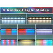 Roof Top LED Light Bar w/8 Flash Modes (3rd Ch) for Traxxas 1/18 TRX-4M Defender