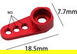 Red Alloy Machined 25T Servo Horn for Traxxas 1/18 TRX-4M Scale Crawler