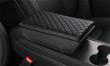 Black PU Leather Armrest Cover for Tesla Model 3/Y