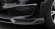 Glossy Black Front Fog Lamp Aero Trim Covers for Tesla 20-23 Model Y