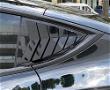 Glossy Black ABS Rear Triangular Window Blinds for Tesla 21-24 Model Y